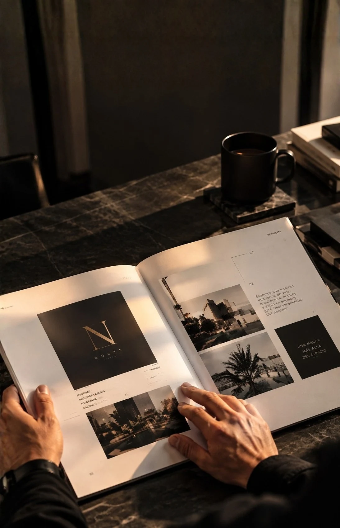 Revisión de un libro de referencias y aplicaciones de identidad visual